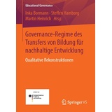 Springer Governance-Regime des Transfers von Bildung für nachhaltige Entwicklung