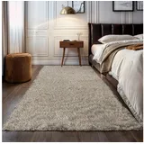 OTTO home Teppich Banji, rechteckig, Höhe: 37 mm, Uni Farben, weich und flauschig, auch als Läufer & in rund erhältlich beige 70 cm x 140 cm x 37 mm