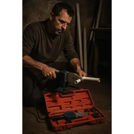 KRAFT&DELE KD3070 Polyfusion Kunststoffrohrschweißgerät 1300W/230V