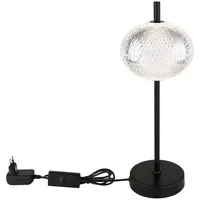 GLOBO Tischleuchte Nachttischlampe Schlafzimmerleuchte LED Beistelllampe H 40 cm