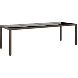 vidaXL Gartentisch 152,6 x 100 x 18,2 cm Braun