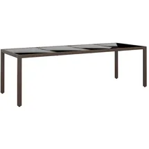 vidaXL Gartentisch 152,6 x 100 x 18,2 cm Braun