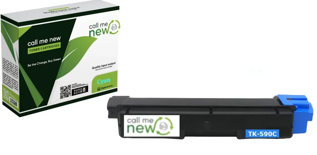 Callmenew Toner für Kyocera TK-590 cyan Ecosys M 6026 6526 P 6026 FS-C 2000 5250