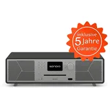 Sonoro Meisterstück Gen 2, Graphit matt-silber - Kompaktanlage, SO-6200-100MGS
