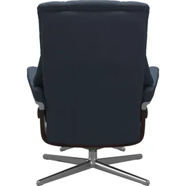 Stressless Mayfair mit Cross Base Microfaser 79 x 102 x 73 cm blue dinamica