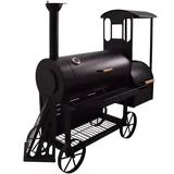 Smoker S-2 Lok | im Dampflok de Luxe Design | BBQ Grill und Räucherofen
