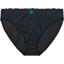 bonprix Slip mit zarter Spitze Schwarz 36/38
