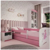 Sellbee Kinderbett Babydream 80 x 160 cm MDF rosa