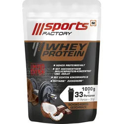 SPORTS FACTORY Whey Protein Schokolade&Kokos