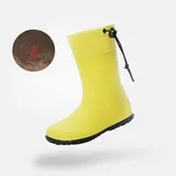 Saguaro Kinder Barfuß-Gummistiefel Brisk II Winterversion - gelb 35