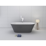 Jet-Line Badewanne DEHLIA grau freistehend Jet-Line 1700x800 Bad Ausstattung