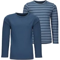MINYMO Basic T-Shirt, New Navy, 122 (2er Pack) -