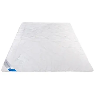 Böhmerwald Sommerbettdecke, Weiß, Textil, Füllung: Schafschurwolle, 135x200 cm, Schlaftextilien, Bettdecken, Sommerdecken
