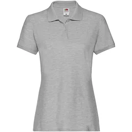 FRUIT OF THE LOOM Premium Poloshirt Blau XS