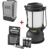 Petromax LM500 LED Laterne Schwarz Set inklusive Akku und Tasche PX-LM500 + PX-18650-BAT + LM500-BAG