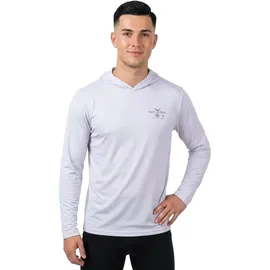 Salty Crew Fish Market Hood Sunshirt Longsleeve Lycra white Gr. M
