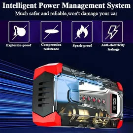 mlux Kompressor Starthilfe Powerbank 6000A