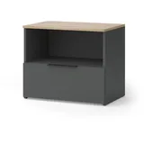 Vicco Kommode Wido 60 x 50 cm Anthrazit/Sonoma