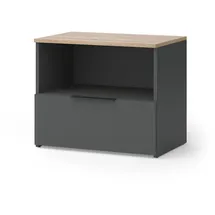 Vicco Kommode Wido 60 x 50 cm Anthrazit/Sonoma