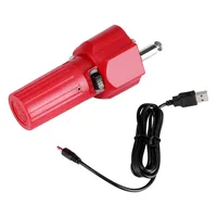 Rotierender Grillmotor, Batterie, Elektrischer Grill, Rotatormotor, Grillhalterung, Rostbeständiges Zubehör Mit Usb-kabel