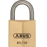 ABUS 85IB/30 Vorhangschloss aus massivem Messing gleichschließend Edelstahlbügel