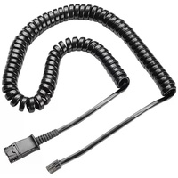 Poly HP Poly U10P-S Cable, Mâle, Mâle, Noir, Headset