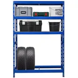 Proregal Reifenregal Stahl 180x120x40 cm blau