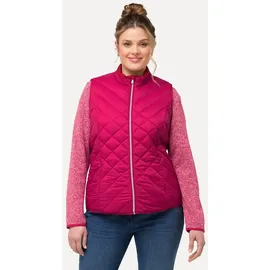 Ulla Popken Funktions-Steppweste granatpink 54-56