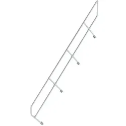 Handlauf Aluminium für Treppe 45° Stufenanzahl 13