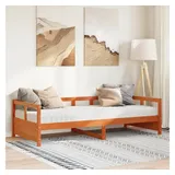 vidaXL Tagesbett 80 x 200 cm Wachsbraun
