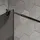 Bernstein Duschabtrennung Walk-In Nano Echtglas EX101 Schwarz graues Glas Milchglas-Muster Wave 110cm