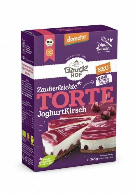 Bauckhof Joghurt-Kirsch-Torte demeter
