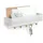 Umbra Estique Schlüsselbrett mit Briefablage, Multifunktionaler Wand Organizer für den Eingangsbereich mit 5 Haken, Weiss