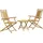 vidaXL Bistro-Set 3-tlg. Braun