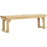 vidaXL Gartenbank 140 x 45 x 0 cm Braun
