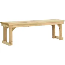 vidaXL Gartenbank 140 x 45 x 0 cm Braun