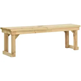vidaXL Gartenbank 140 x 45 x 0 cm Braun