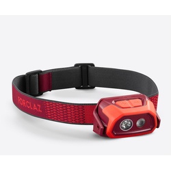 Stirnlampe wiederaufladbar 300 Lumen - HL500 USB V3 rot, farblos, EINHEITSGRÖSSE