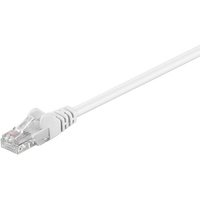 goobay CAT 5e Patchkabel, U/UTP, weiß