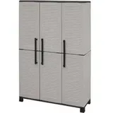 Linea Family Kunststoffschrank Family grau Kunststoff B/H/T: ca. 102x169x37 cm - grau