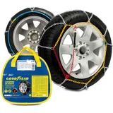Goodyear Satz von 2 x 9mm Metall Auto Schneeketten Größe 60 mit automatischem Spanner