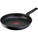 Tefal Titanium Force Pfanne 28cm, Pfanne | 28 cm | extra haltbare Antihaft-Beschichtung Thermo Signal Temperaturanzeiger | induktionsgeeignet | Schüttrand Schwarz