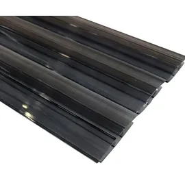 Quick Star Ersatzdach für Kaminholzregal Kunststoff 185 x 70 cm Transparent