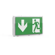 enovalite LED Fluchtwegleuchte Ein und Aufbau Notleuchte mit Notsromeinheit TEST Funktion IP65 und Fernbedienung