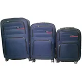 Hti-Living Koffer-Set 3-tlg. blau