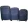 Hti-Living Koffer-Set 3-tlg. blau