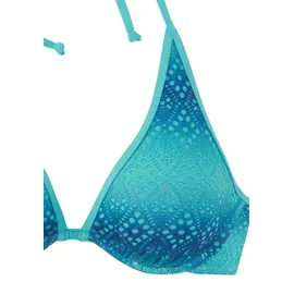 Buffalo Bügel-Bikini Damen Blau/Türkis 40 Cup F