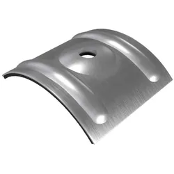 Kalotten | 100 Stk./Pak. | Sinuswelle 76/18 | Blank