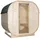 Home Deluxe CUBE inkl. 6 kW Ofen + int. Steuerung + Dachkranz