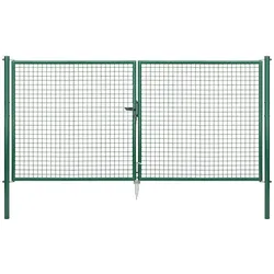 Gust. Alberts GmbH & Co. KG Gartentor zweiflügelig grün RAL 6005, 3.000 mm x 1.500 mm